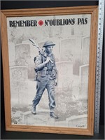 Gov't Of Canada Veterans Affairs Remember Poster