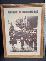 Large Gov't Of Canada Veterans Affair Poster