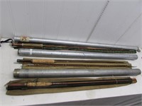 (3) Vintage bamboo fly rods – Union Hardware Co.