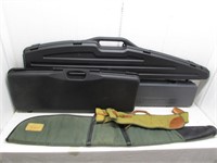 (5) Hard sided and soft long gun cases- Beretta