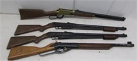 (4) Vintage Daisy and Sears bb air rifles – Sears