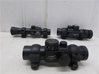 (3) Compact Tactical Rifle Sights – ADCO Mirage,