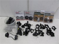 Good assortment of scope rings and scoping