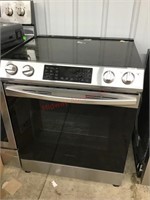 Samsung electric range MSRP $1199. Unable to test