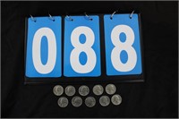 10X BICENTENNIAL 1776-1976 QUARTERS
