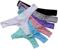 Zegoo Womens Thong Cotton Panties Underwear