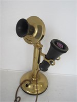Brass Candlestick Phone
