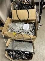 (3) Boxes of Assorted Cables