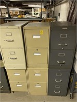 (6) 2-Drawer Filing Cabinets