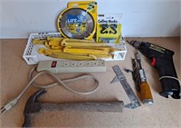899 - CORDLESS DRILL, SAW BLADES & MORE