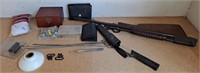 899 - RIFLE, BOX, WALLET, KNIFE & MORE