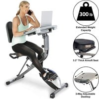 Exerpeutic Fully Adjustable Desk Exercise Bike