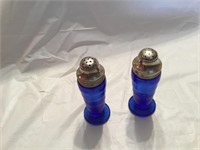 Cobalt Blue Salt and Pepper Shakers