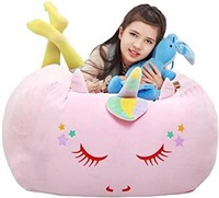 Unicorn Stuffie Animal Toy Storage Bag