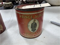 Vintage Prince Albert Crimp Cut Tobacco Tin