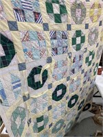 Old Hand Stitched Quilt-Some Damage