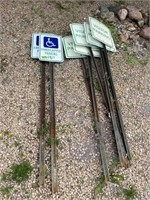 2- Handicap Signs on Posts
6- Visitor Parking
