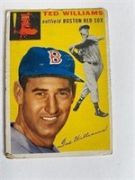 1954 Topps Ted Williams Baseball Card #250