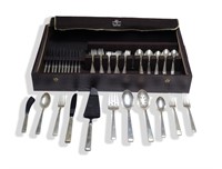 71 Piece Towle Old Lace Sterling Flatware Set