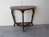 HALF MOON TABLE 23" W X 23" H