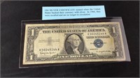 Old silver certificate 1957