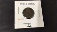 1866 shield nickel rare