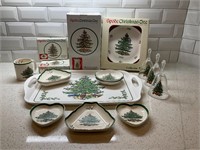 A Group of Spode "Christmas Tree" Pattern Pieces
