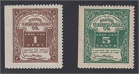 US Stamps #15T50 & 15T52 Mint CV $70
