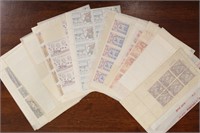 WW Stamps Blocks & Multiples in Glassines I-Z