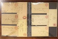 US Stamps Used Postal Stationery Collection
