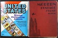 WW & US Stamps in 2 Albums