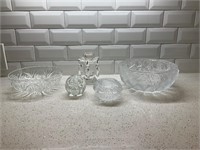 A Group of Various Glass Items