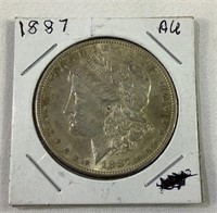 1887 US Morgan Silver Dollar