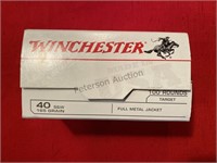 100 - Winchester 40 S&W 165 Gr. Ammo