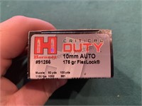 20 - Hornady 10mm Auto 175gr. FlexLock Ammo