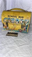 Vintage Walt Disney Schoolbus metal lunch box