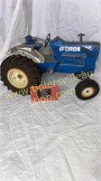 Vintage metal Ford tractor toy