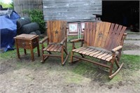 3-Piece Log Furniture