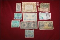 11 Pc. Foreign Monies Lot
