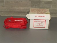 LETTERING KIT & FIRST AID KIT