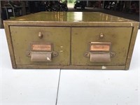 Vintage 2 drawer filing cabinet