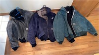 Lot of 3 Work Jackets