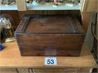 Dove tailed wooden crate