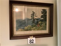 “North Woods Club Adirondacks” by Winslow Homer
