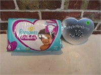 NEW Baby Handprint Kit & sz 6 Pampers Cruisers