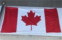 Canadian flag with pole 8ft 7" tall