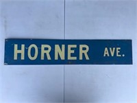 Horner ave street sign
