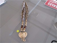 Elephant 34" Necklace