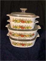 Corning ware with lids