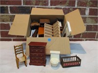 Box of Doll House Furniture